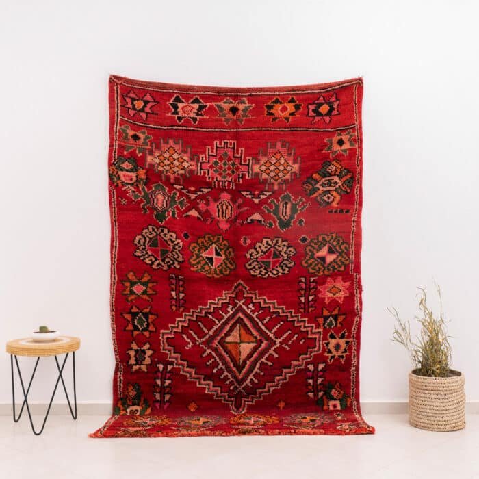 Red Vintage Morocco Rug