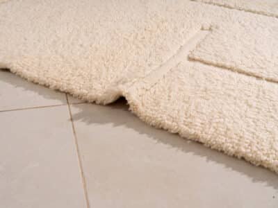 6x9 White Beni Rug - Image 5