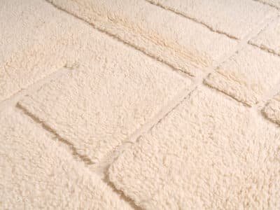 6x9 White Beni Rug - Image 6