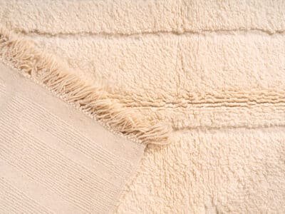 6x9 White Beni Rug - Image 9