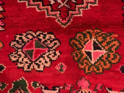 5x8 Red Vintage Morocco Rug - Image 8