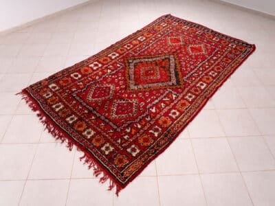 5x9 Vintage Berber Rug - Image 2