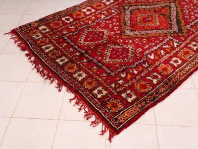 5x9 Vintage Berber Rug - Image 5