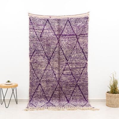 Purple Rug Beni Ourain