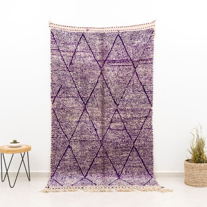 Purple Rug Beni Ourain