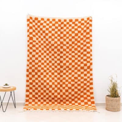 Checkered Moroccan Carpet