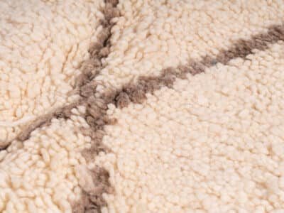 5x8 Soft Berber Carpet White - Image 7