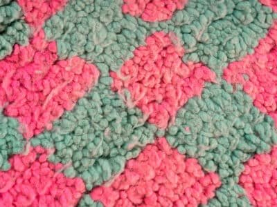 4x7 Moroccan Checkered Carpet - Image 7