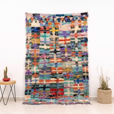 Morocco Cotton Rug Boucherouite