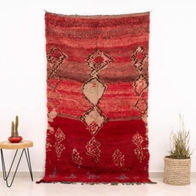 Berber Moroccan Rug Red