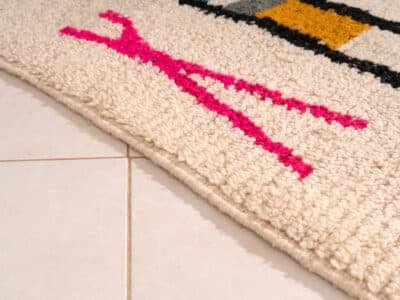 5x7 Berber Carpet Abstract - Image 7