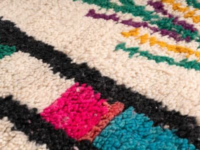 5x7 Berber Carpet Abstract - Image 9