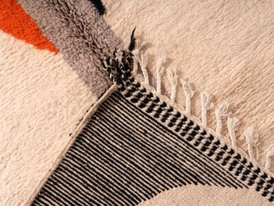 5x8 Modern Minimal Berber Rug - Image 9