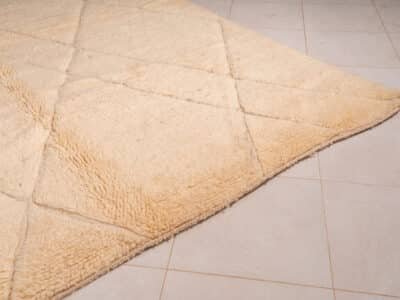 7x9 Moroccan Large White Carpet - Image 5