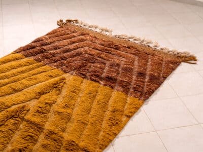 5x7 Moroccan Brown Carpet - Image 3