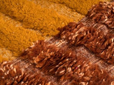 5x7 Moroccan Brown Carpet - Image 9