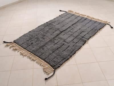 4x6 Berber Rug Gray - Image 2