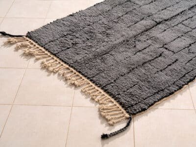 4x6 Berber Rug Gray - Image 4