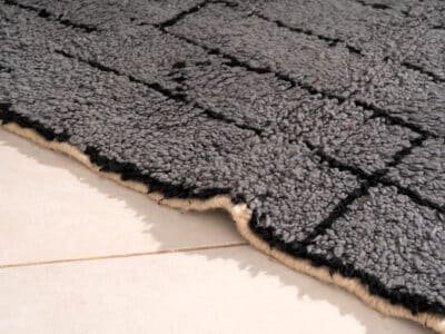 4x6 Berber Rug Gray - Image 5