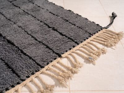 4x6 Berber Rug Gray - Image 6