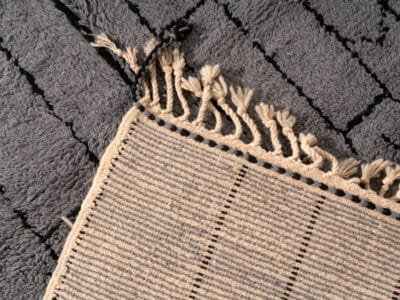 4x6 Berber Rug Gray - Image 9