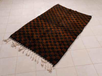 4x6 Dark Brown Rug - Image 2