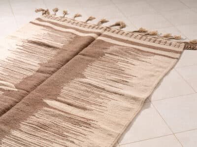 5x9 Brown Kilim Rug - Image 3