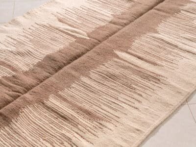 5x9 Brown Kilim Rug - Image 4