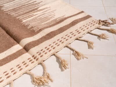 5x9 Brown Kilim Rug - Image 6