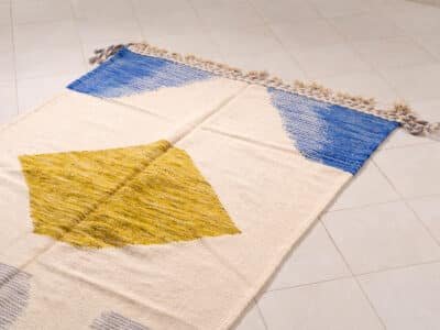 5x9 Abstract Kilim Rug - Image 3