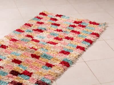 2.6x8 Cotton Runner Pink - Image 3