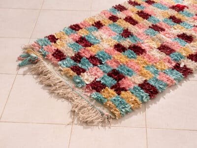 2.6x8 Cotton Runner Pink - Image 4