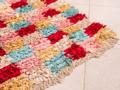 2.6x8 Cotton Runner Pink - Image 5