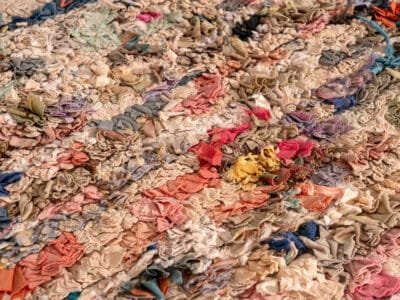 4x7 Cotton Handmade Rug - Image 8