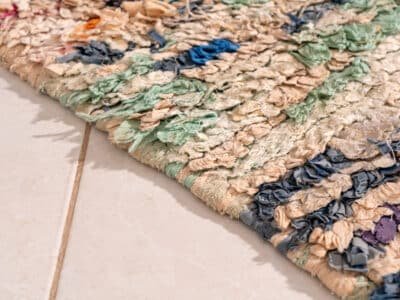 4x7 Cotton Handmade Rug - Image 5