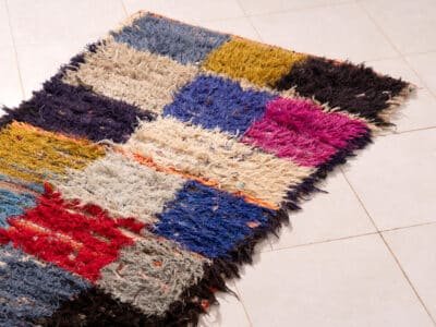 3x6 Cotton Rug Moroccan - Image 3