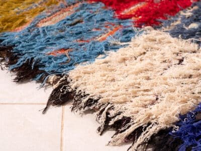 3x6 Cotton Rug Moroccan - Image 6