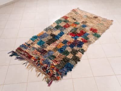 4x7 Colourful Vintage Rug - Image 2