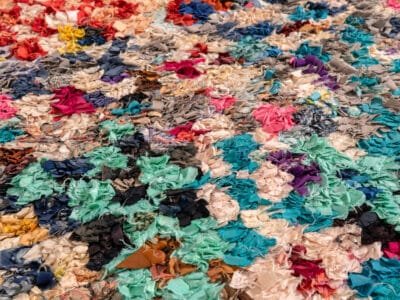 5x10 Large Cotton Rug Handmade - Image 8