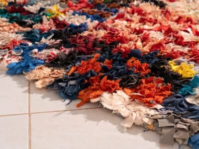 5x10 Large Cotton Rug Handmade - Image 6