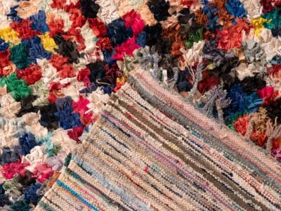 5x10 Large Cotton Rug Handmade - Image 9