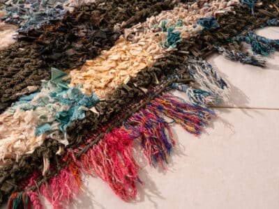 3X6 Handmade Cotton Rug - Image 7