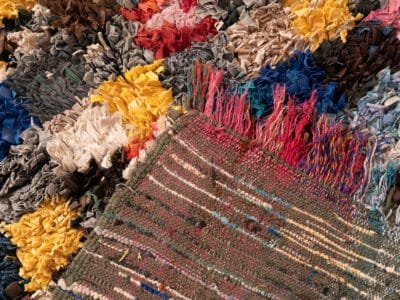 3X6 Handmade Cotton Rug - Image 9