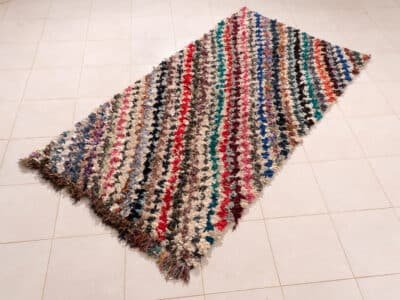 4x7 Moroccan Berber Rag Rug - Image 2