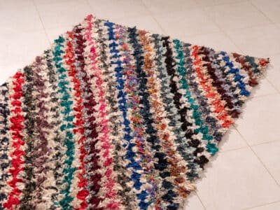 4x7 Moroccan Berber Rag Rug - Image 3