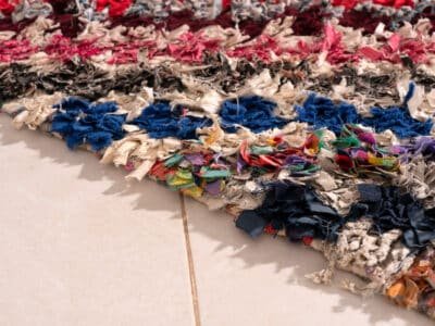 4x7 Moroccan Berber Rag Rug - Image 7