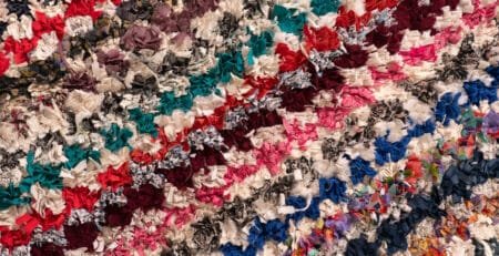 Colorful Moroccan Rugs Detail