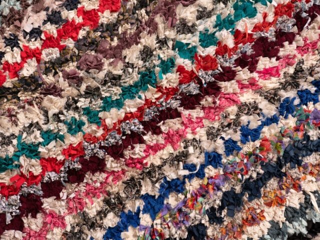 Colorful Moroccan Rugs Detail