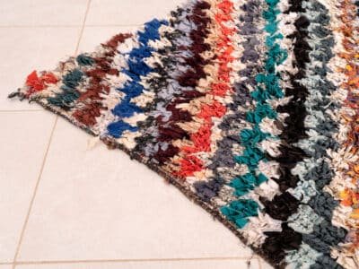 4x7 Moroccan Berber Rag Rug - Image 5