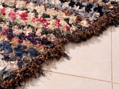 4x7 Moroccan Berber Rag Rug - Image 6